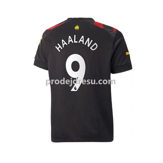 Manchester City Dresy Fotbal Haaland 9 Muž Venkovní 2022-2023 Krátký rukáv