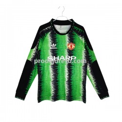 Manchester United Dresy Fotbal Brankářské Retro Muž Domácí 1990-1991 Dlouhý rukáv