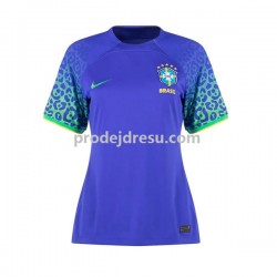 Brazílie Dresy Fotbal Žena Venkovní World Cup 2022 Krátký rukáv