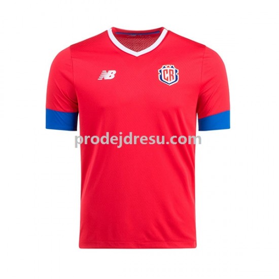 Kostarika Dresy Fotbal Muž Domácí World Cup 2022 Krátký rukáv