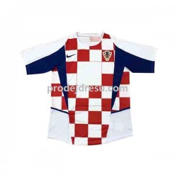 Chorvatsko Dresy Fotbal Muž Domácí 2002 Krátký rukáv