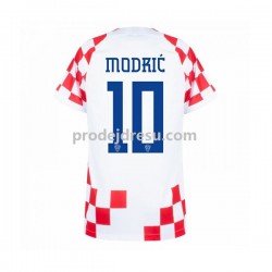 Chorvatsko Dresy Fotbal Modrić 10 Muž Domácí World Cup 2022 Krátký rukáv
