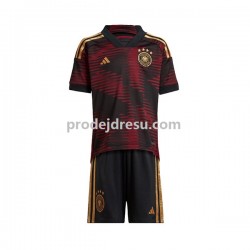Německo Dresy Fotbal Dětský Venkovní World Cup 2022 Krátký rukáv