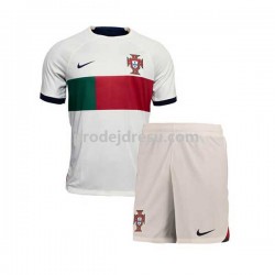 Portugalsko Dresy Fotbal Dětský Venkovní World Cup 2022 Krátký rukáv
