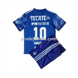 Tigres UANL Dresy Fotbal André-Pierre Gignac 10 Dětský Venkovní 2022-2023 Krátký rukáv