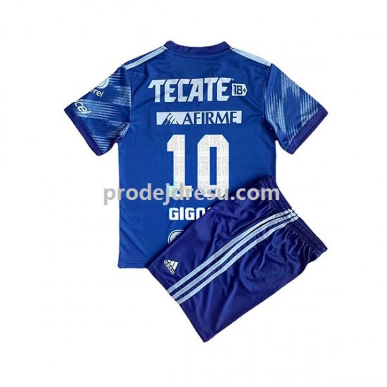Tigres UANL Dresy Fotbal André-Pierre Gignac 10 Dětský Venkovní 2022-2023 Krátký rukáv