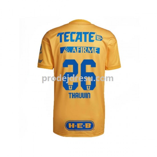 Tigres UANL Dresy Fotbal Florian Thauvin 26 Muž Domácí 2022-2023 Krátký rukáv
