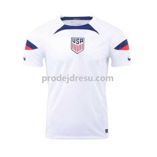 Spojené Státy Americké Dresy Fotbal Muž Domácí World Cup 2022 Krátký rukáv