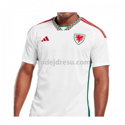 Wales Dresy Fotbal Muž Venkovní World Cup 2022 Krátký rukáv
