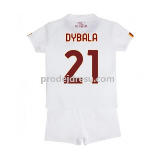 AS Řím Dresy Fotbal Paulo Dybala 21 Dětský Venkovní 2022-2023 Krátký rukáv