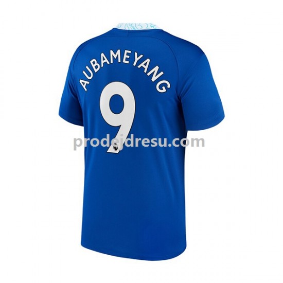 Chelsea Dresy Fotbal Aubameyang 9 Muž Domácí 2022-2023 Krátký rukáv