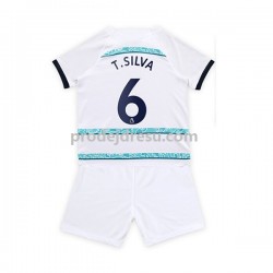 Chelsea Dresy Fotbal T. Silva 6 Dětský Venkovní 2022-2023 Krátký rukáv