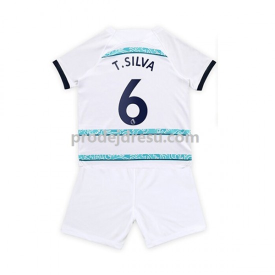 Chelsea Dresy Fotbal T. Silva 6 Dětský Venkovní 2022-2023 Krátký rukáv