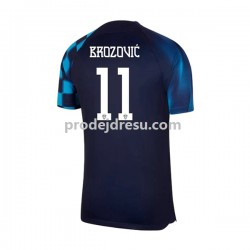 Chorvatsko Dresy Fotbal Brozovic 11 Muž Venkovní World Cup 2022 Krátký rukáv
