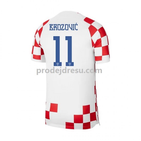 Chorvatsko Dresy Fotbal Brozovic 11 Muž Domácí World Cup 2022 Krátký rukáv