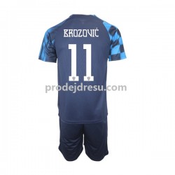 Chorvatsko Dresy Fotbal Brozovic 11 Dětský Venkovní World Cup 2022 Krátký rukáv