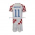 Chorvatsko Dresy Fotbal Brozovic 11 Dětský Domácí World Cup 2022 Krátký rukáv