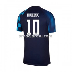 Chorvatsko Dresy Fotbal Modrić 10 Muž Venkovní World Cup 2022 Krátký rukáv