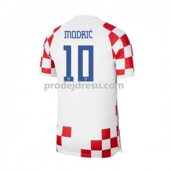 Chorvatsko Dresy Fotbal Modrić 10 Muž Domácí World Cup 2022 Krátký rukáv