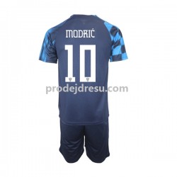 Chorvatsko Dresy Fotbal Modrić 10 Dětský Venkovní World Cup 2022 Krátký rukáv