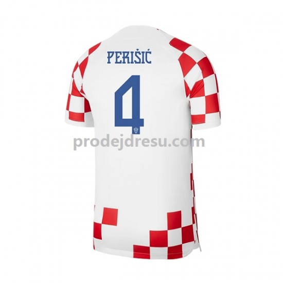 Chorvatsko Dresy Fotbal Perisic 4 Muž Domácí World Cup 2022 Krátký rukáv
