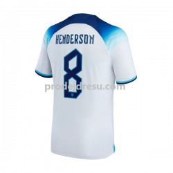 Anglie Dresy Fotbal Henderson 8 Muž Domácí World Cup 2022 Krátký rukáv