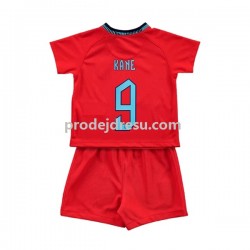 Anglie Dresy Fotbal Kane 9 Dětský Venkovní World Cup 2022 Krátký rukáv