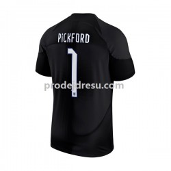 Anglie Dresy Fotbal Pickford 1 Brankářské Muž Domácí World Cup 2022 Krátký rukáv