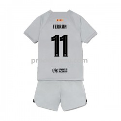 FC Barcelona Dresy Fotbal Ferran Torres 11 Dětský Alternativní 2022-2023 Krátký rukáv