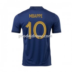 Francie Dresy Fotbal Mbappé 10 Muž Domácí World Cup 2022 Krátký rukáv