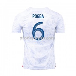 Francie Dresy Fotbal Pogba 6 Muž Venkovní World Cup 2022 Krátký rukáv Francie Dresy Fotbal Pogba 6 Muž Venkovní World Cup 2022 Krátký rukáv