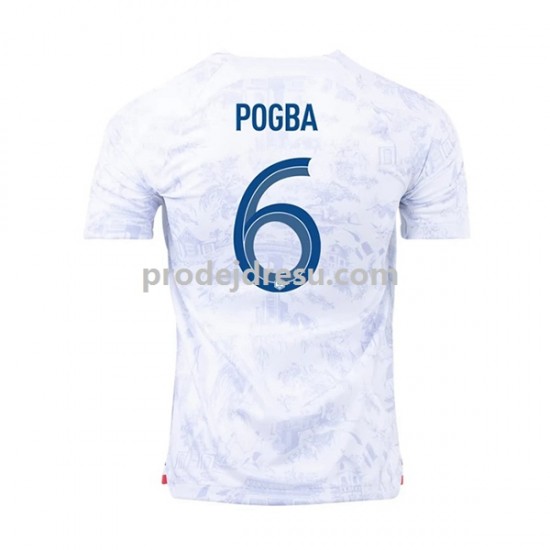Francie Dresy Fotbal Pogba 6 Muž Venkovní World Cup 2022 Krátký rukáv