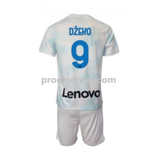 Inter Milán Dresy Fotbal Edin Dzeko 9 Dětský Venkovní 2022-2023 Krátký rukáv