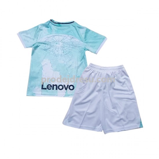 Inter Milán Dresy Fotbal Dětský Venkovní 2022-2023 Krátký rukáv