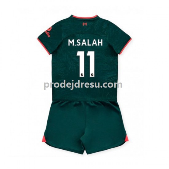 Liverpool Dresy Fotbal M.Salah 11 Dětský Alternativní 2022-2023 Krátký rukáv