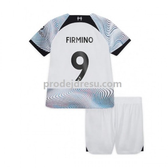 Liverpool Dresy Fotbal Roberto Firmino 9 Dětský Venkovní 2022-2023 Krátký rukáv