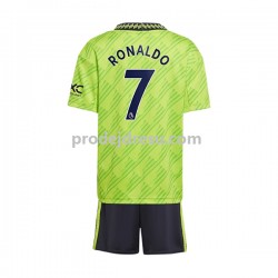 Manchester United Dresy Fotbal Cristiano Ronaldo 7 Dětský Alternativní 2022-2023 Krátký rukáv