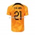 Nizozemsko Dresy Fotbal Frenkie de Jong 21 Muž Domácí World Cup 2022 Krátký rukáv