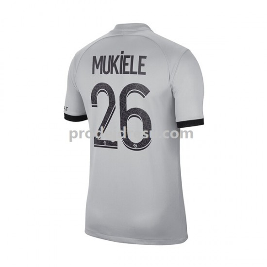 Paris Saint-Germain Dresy Fotbal Mukiele 26 Muž Venkovní 2022-2023 Krátký rukáv