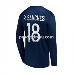 Paris Saint-Germain Dresy Fotbal R.Sanches 18 Muž Domácí 2022-2023 Dlouhý rukáv