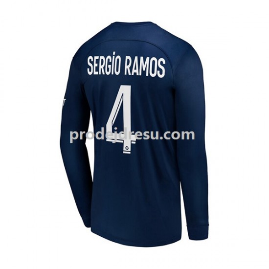 Paris Saint-Germain Dresy Fotbal Sergio Ramos 4 Muž Domácí 2022-2023 Dlouhý rukáv