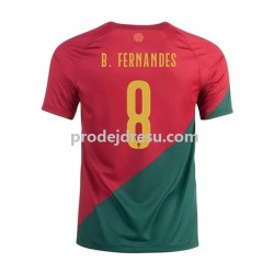 Portugalsko Dresy Fotbal B.Fernandes 8 Muž Domácí World Cup 2022 Krátký rukáv