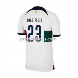 Portugalsko Dresy Fotbal Joao Felix 23 Muž Venkovní World Cup 2022 Krátký rukáv