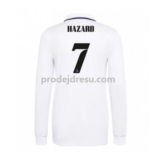 Real Madrid Dresy Fotbal Eden Hazard 7 Muž Domácí 2022-2023 Dlouhý rukáv
