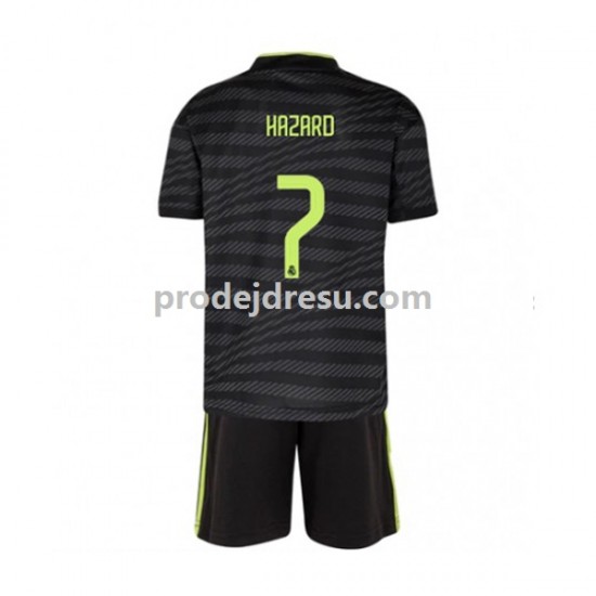 Real Madrid Dresy Fotbal Eden Hazard 7 Dětský Alternativní 2022-2023 Krátký rukáv