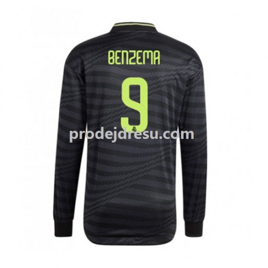 Real Madrid Dresy Fotbal Karim Benzema 9 Muž Alternativní 2022-2023 Dlouhý rukáv