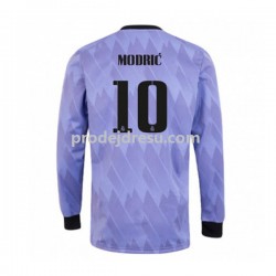 Real Madrid Dresy Fotbal Modrić 10 Muž Venkovní 2022-2023 Dlouhý rukáv