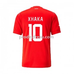 Švýcarsko Dresy Fotbal Xhaka 10 Muž Domácí World Cup 2022 Krátký rukáv