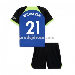 Tottenham Hotspur Dresy Fotbal Dejan Kulusevski 21 Dětský Venkovní 2022-2023 Krátký rukáv