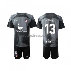 Atlético Madrid Dresy Fotbal Jan Oblak 13 Brankářské Dětský Venkovní 2022-2023 Krátký rukáv